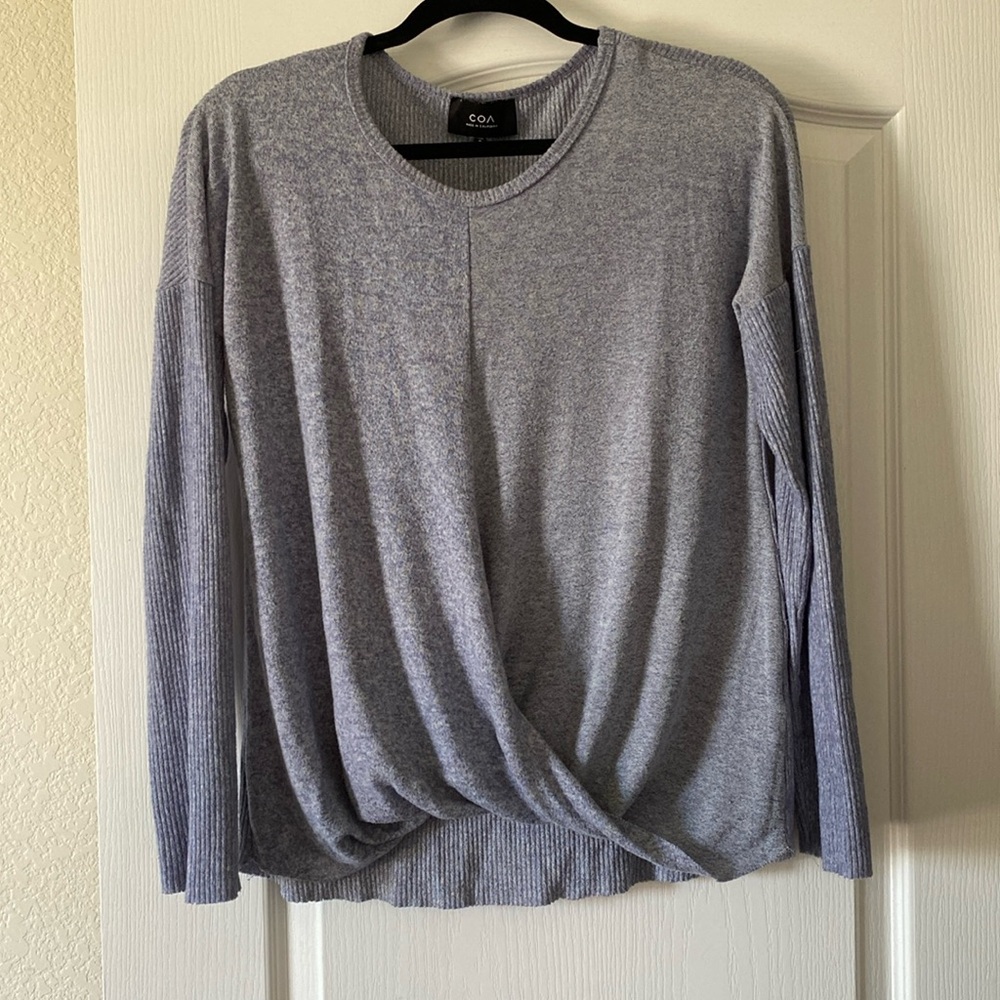 Lightweight light blue sweater